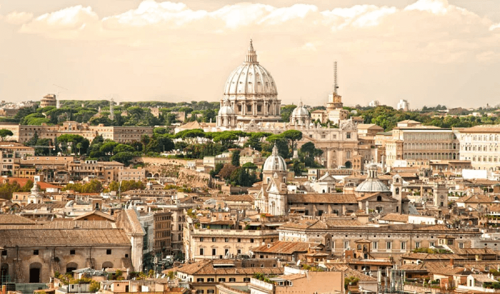Панорама Вечного города Рим